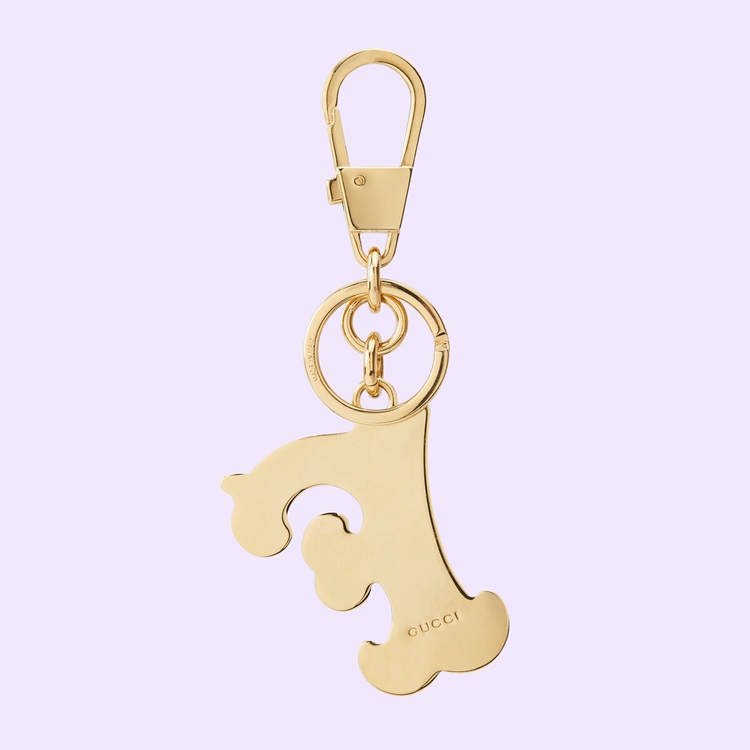 727970.JCFUG.8555.002.100.0000.Light Letter F Plexiglas keychain